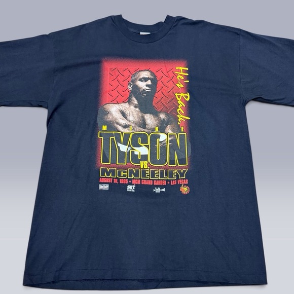 MGM Grand K.O. Wear Other - Vintage 1995 Mike Tyson vs McNeeley T-Shirt XL MGM Grand KO Wear Boxing NWOT